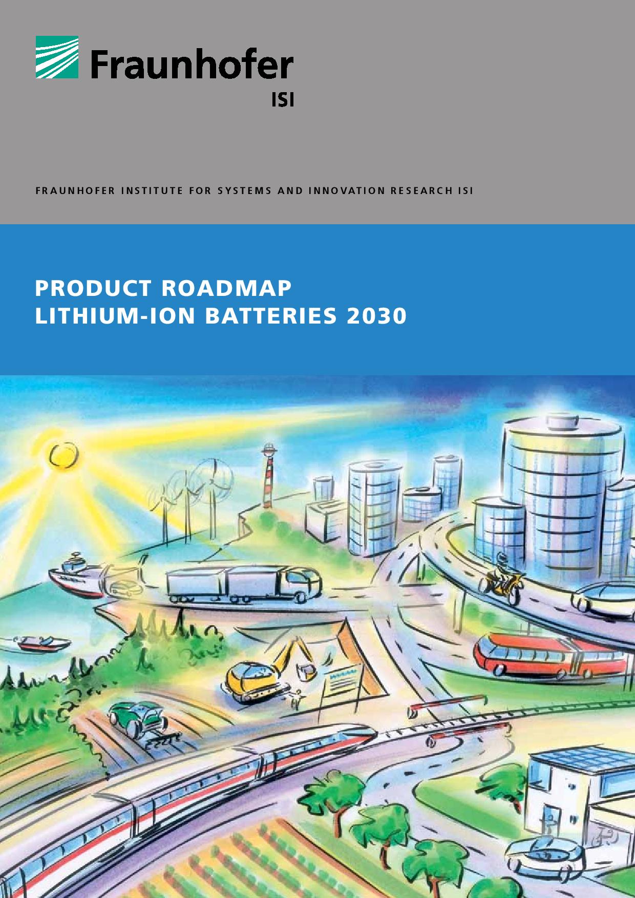 Product Roadmap Lithium-Ion Batteries 2030