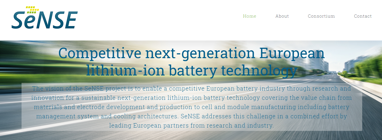 SeNSE project to build battery cell competencies in Europe