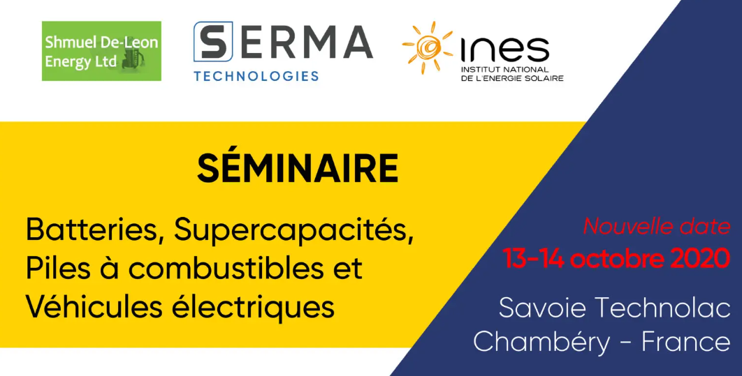 SAVE THE DATE ! SERMA 2020 Battery Seminar 13-14 OCTOBER