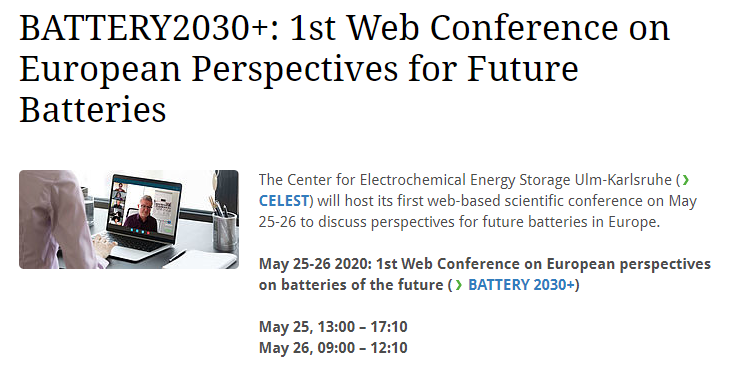 EUROPEAN PERSPECTIVES ON BATTERIES OF THE FUTURE