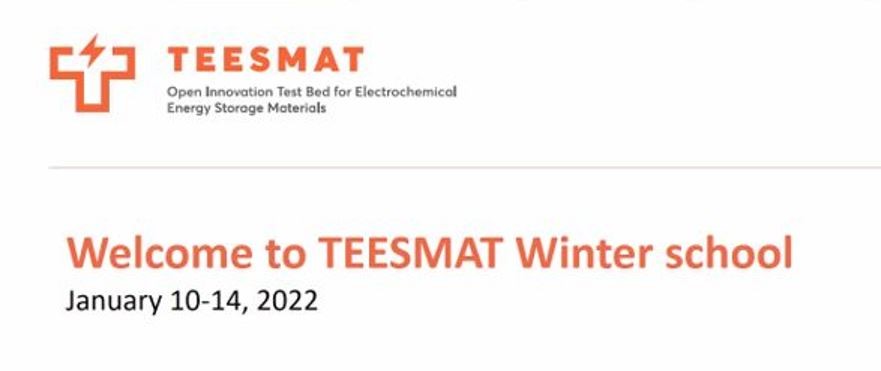 TEESMAT Winter School TEESMAT Winter School