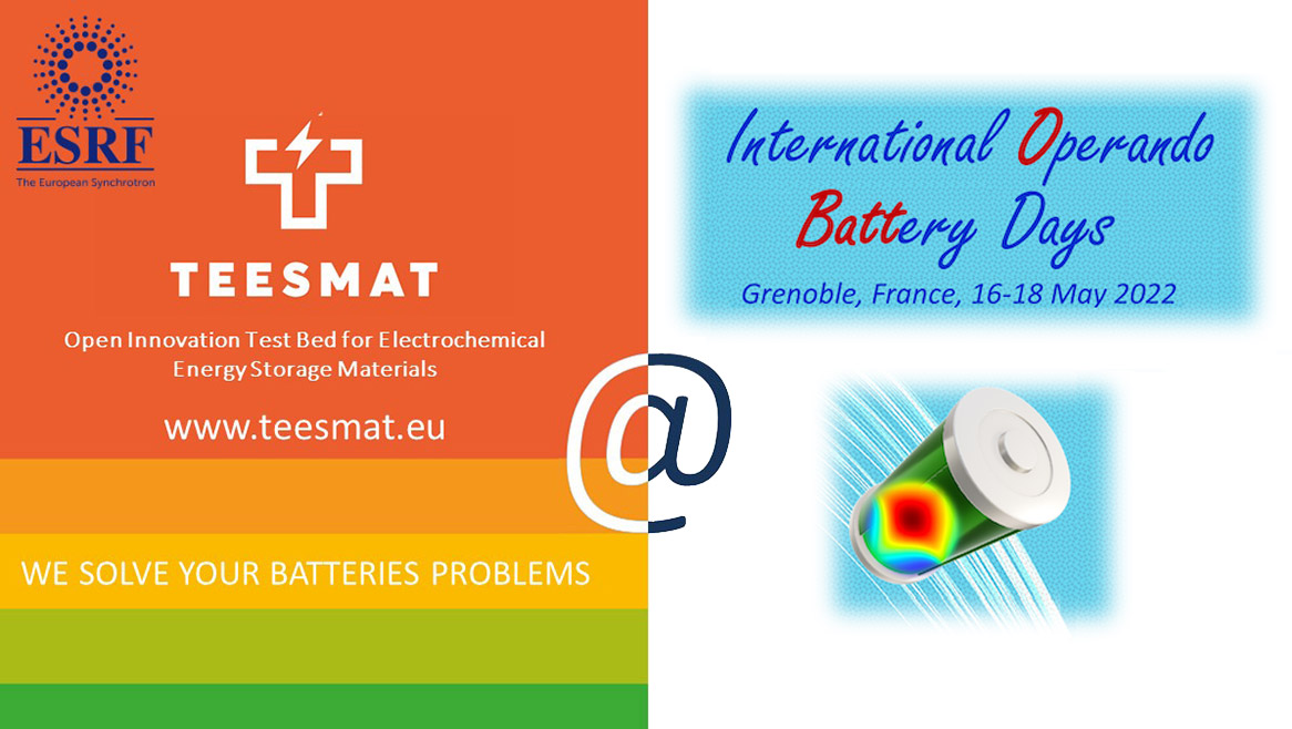 TEESMAT at the International Operando Battery Days